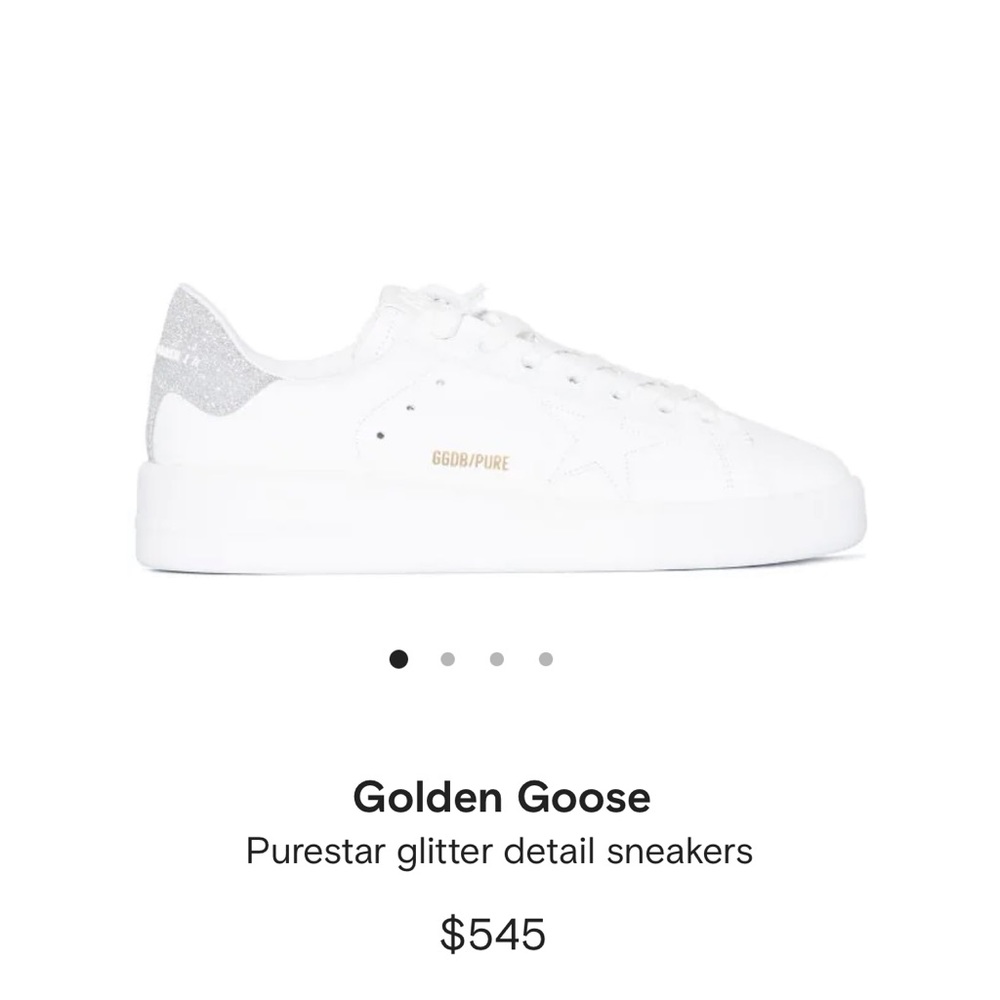 Golden Goose Pure Star Glitter Sneakers